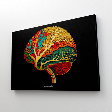 Brain No. 1 - Picasso Style - Ein Farbspektakel nach deinem Geschmack!