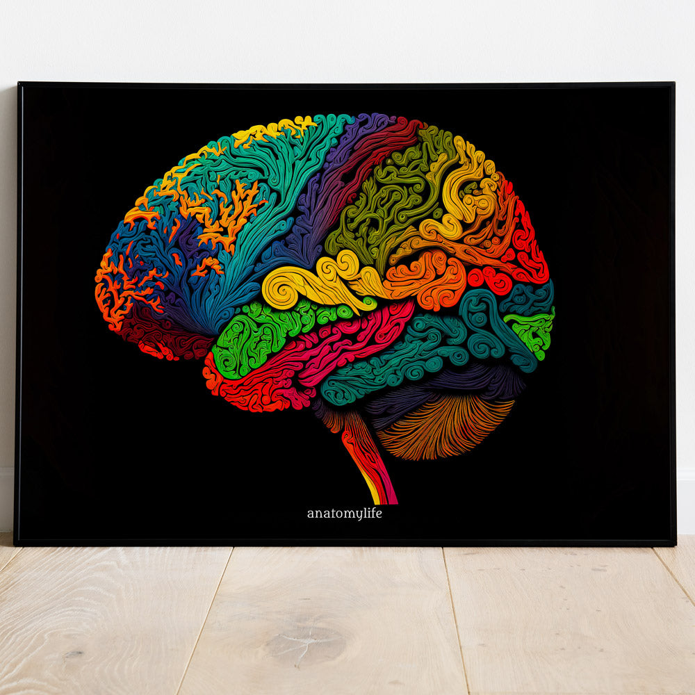 Brain No. 2 - Picasso Style - Ein Farbspektakel nach deinem Geschmack!