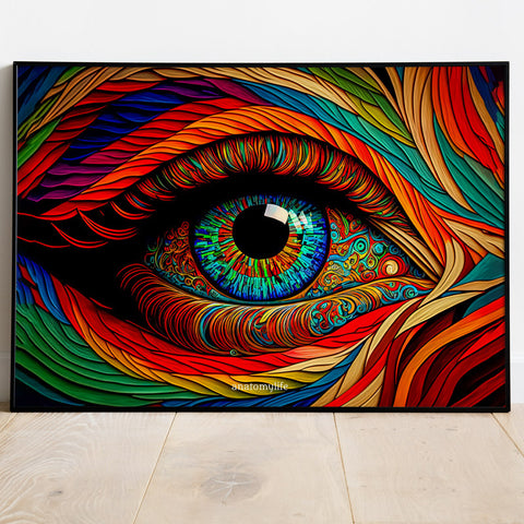 Eye No. 2 - Picasso Style - Ein Farbspektakel nach deinem Geschmack!