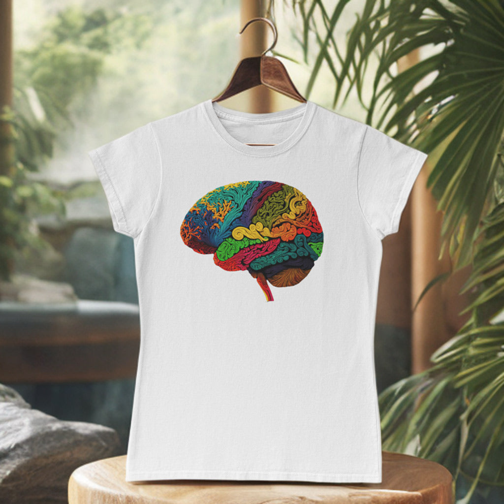 Zeige deine Gedanken in Farbe - Abstract Brain No. 1
