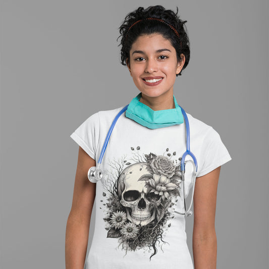 Skull T-Shirt B/W